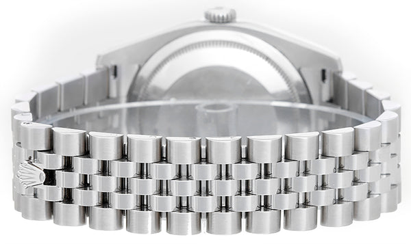 Rolex Datejust Diamond Bezel and Dial Men's Steel Watch 116244