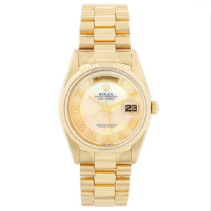 Men's Rolex President - Day-Date Mother of Peal Watch 18238