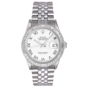 Rolex Turnograph Men's Steel Watch with Thunderbird Bezel 16264