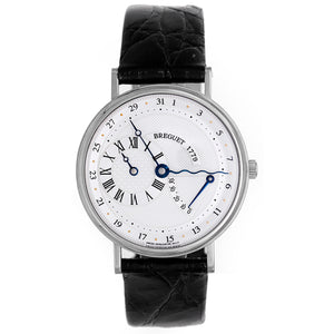 Breguet Classique Serpentine Power Reserve Men's 18k White Gold Watch  3680BB/11/986