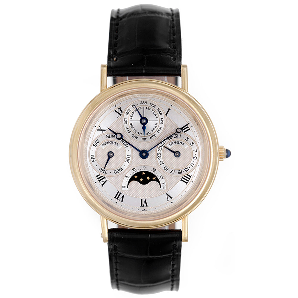 Breguet Classique Quantieme Perpetual Men's 18k Yellow Gold Watch Ref. 3057