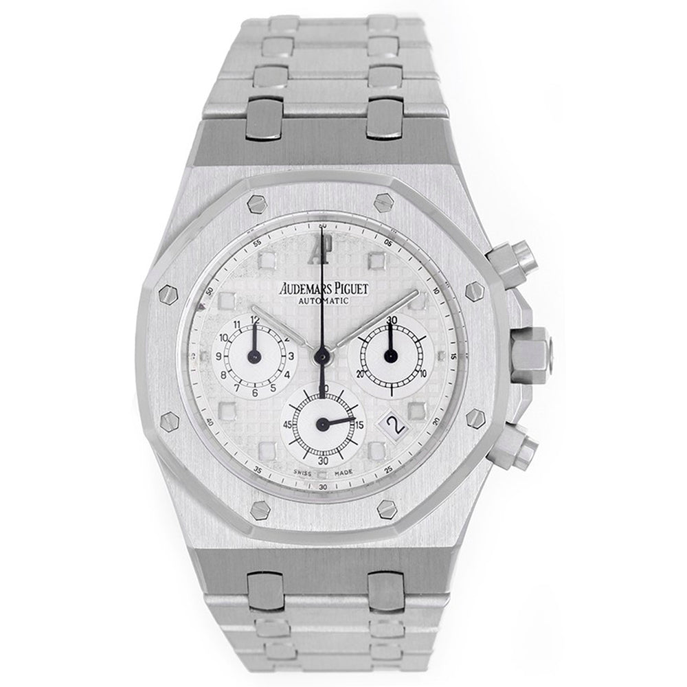 Audemars Piguet Royal Oak Chronograph Men's 18k White Gold Watch 25960BC.OO.1185BC.01