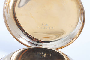 Rare Collectible Waltham 14k Yellow Gold Hunter Case Five Minute Repeating Chronograph Pocket Watch