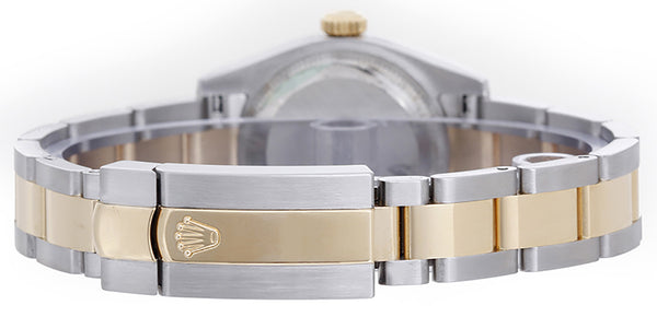 Rolex Datejust 2-Tone Watch Mother of Pearl Roman 179163