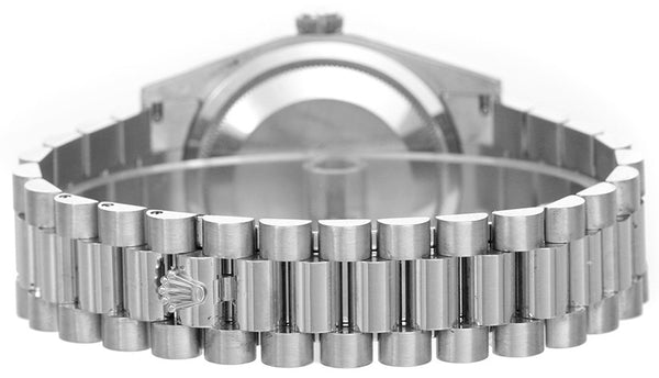 Rolex President Day-Date Men's 18k White Gold Watch 118209