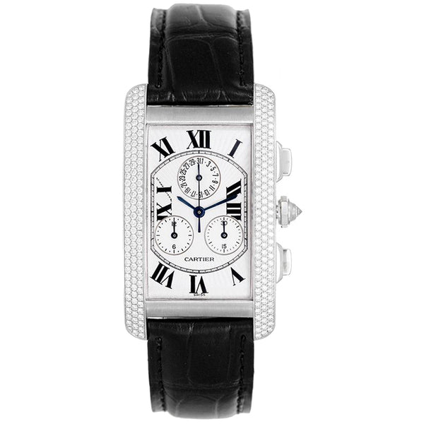 Cartier Tank Americaine  Unisex 18k Diamond WB705951