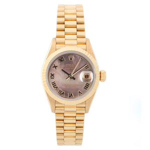 Rolex Lady President 18k Yellow Gold Ladies Diamond Watch 79178