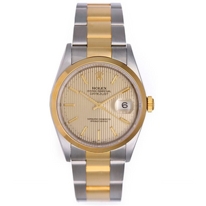 Rolex Datejust Men's 2-Tone Watch Oyster Bracelet 16203