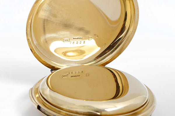 Tiffany & Co 5Minute Repeater 60 Min Register Vintage 18k YG