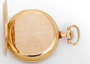 Vintage Tiffany & Co. Vintage Gold Open Face Pocket Watch