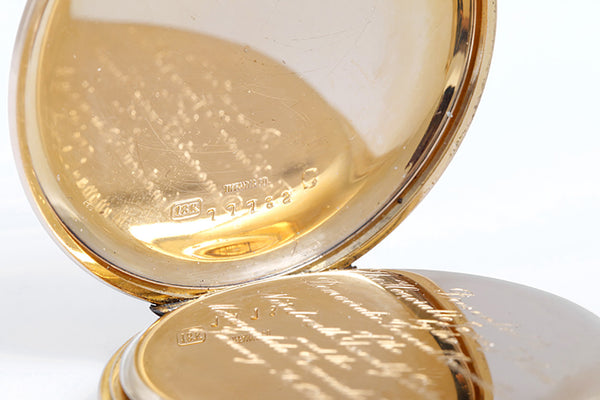 Vintage Tiffany & Co. Vintage Gold Open Face Pocket Watch