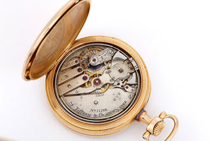 Vintage Tiffany & Co. Vintage Gold Open Face Pocket Watch