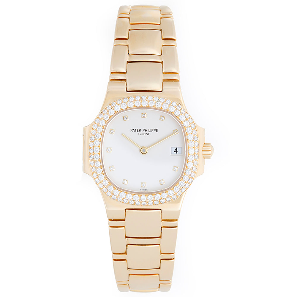 Patek Philippe Nautilus 18k Gold Diamond Watch  4700/54J-001