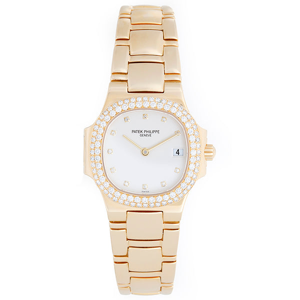 Patek Philippe Nautilus 18k Gold Diamond Watch  4700/54J-001