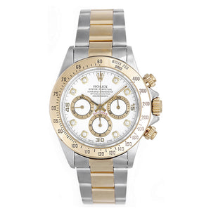 Diamond Rolex Daytona 2-Tone Chronograph Watch 16523
