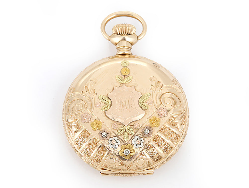 Vintage Waltham O Size Hunting Case Pocket/Pendant Watch