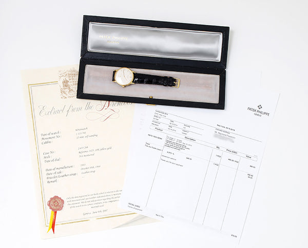 Vintage Patek Philippe  18k Yellow Gold Self Winding Men's Watch Ref. 3425