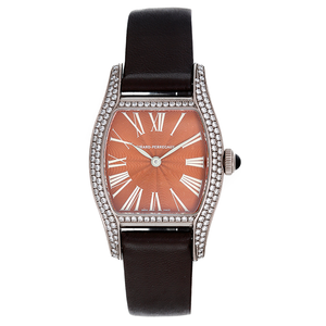 Girard-Perregaux Richeville Joaillerie 2 Hands 18k White Gold & Diamond Ladies Watch 2656