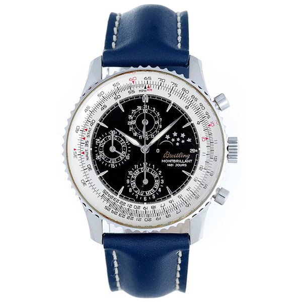 Breitling Montbrillant 1461 Moonphase Men's Stainless Steel Watch A19030