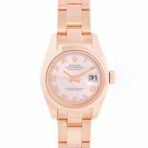 Rolex President 18K Rose Gold Watch 179165 Pink Dial