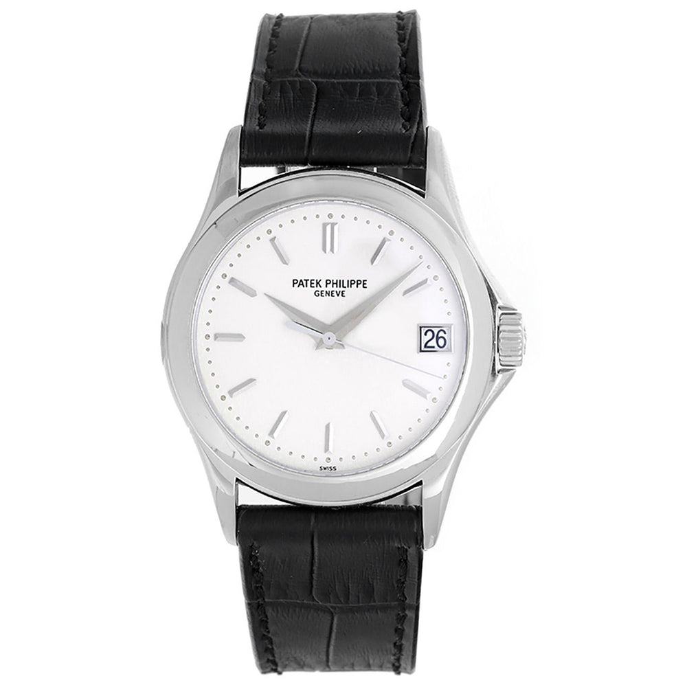 Patek Philippe Calatrava Grand Taille 18k White Gold Men's Watch 5107 G or 5107G