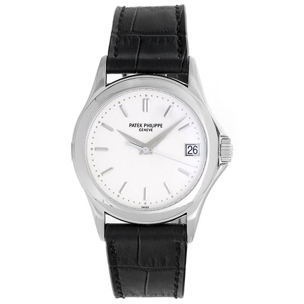 Patek Philippe Calatrava Grand Taille 18k White Gold Men's Watch 5107 G or 5107G