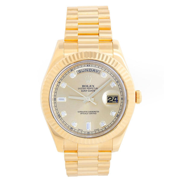 Rolex  President Diamond Day-Date II 41mm 18k Gold 218238