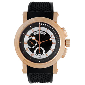 Breguet Marine II Big Date 18k Rose Gold Men's Watch with Flyback Chronograph