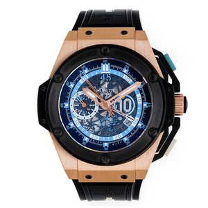 Diego Maradona Hublot King Power Skeleton Dial  Men's Watch