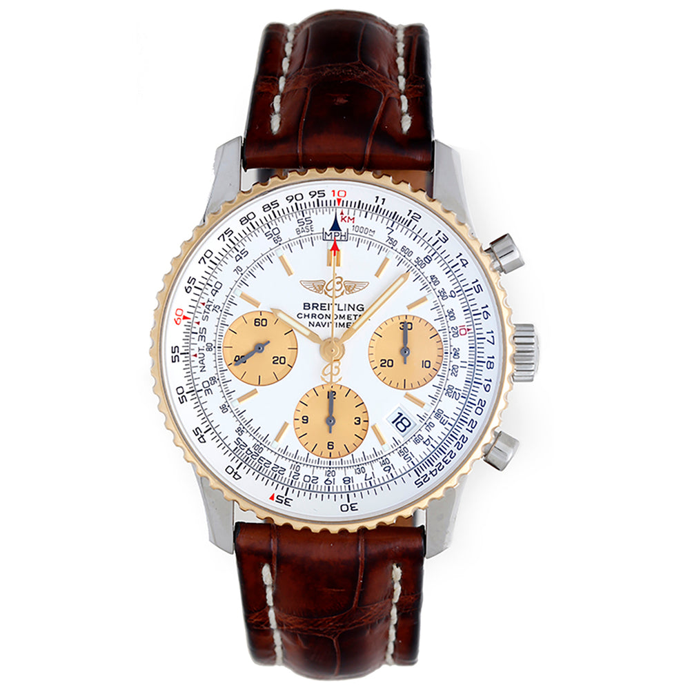 Breitling Navitimer Automatic Chronograph Men's Steel Gold Watch D23322