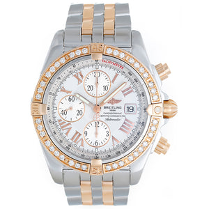 Breitling Windrider Chronomat Evolution Steel-Rose Gold-Diamond Men's Watch C13356 (C1335653)