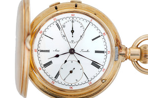 Vintage High Grade LeCoultre Hunting Case Pocket Watch