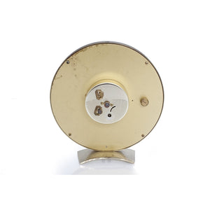 Beautiful Vintage Bulova Globe World Time Brass Alarm  Desk/Shelf Clock – Image 2