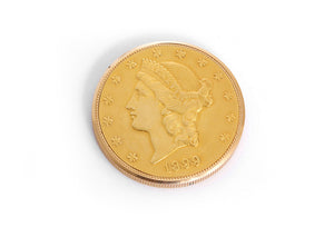 Agassiz 18k Coin Pocket Watch From an Actual $20 Gold Coin