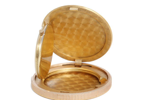 Agassiz 18k Coin Pocket Watch From an Actual $20 Gold Coin