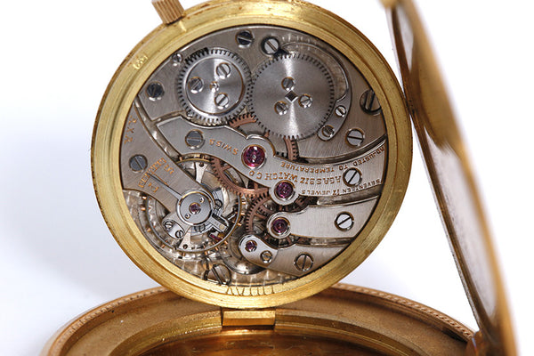 Agassiz 18k Coin Pocket Watch From an Actual $20 Gold Coin