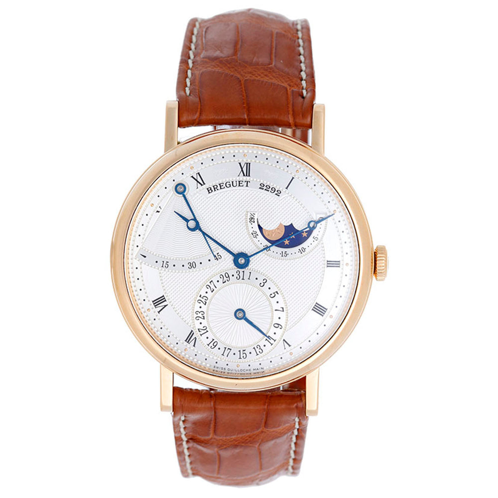 Breguet Classique Power Reserve Men's 18k Yellow Gold Watch 7137 (7137ba/11/9v6)