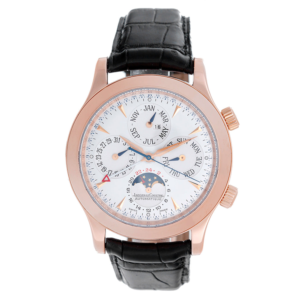 Jaeger - LeCoultre Master Grande Memovox 18k Rose Gold Men's Watch 146.24.2A