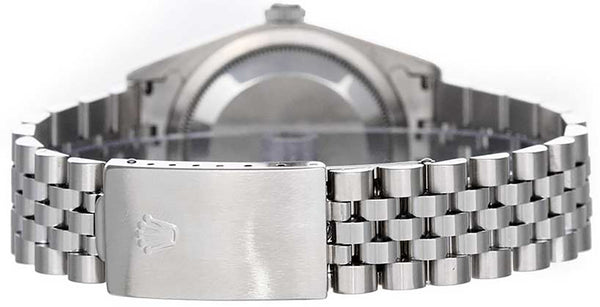 Rolex Datejust Men's Stainless Steel Watch 16234 Silver Dial