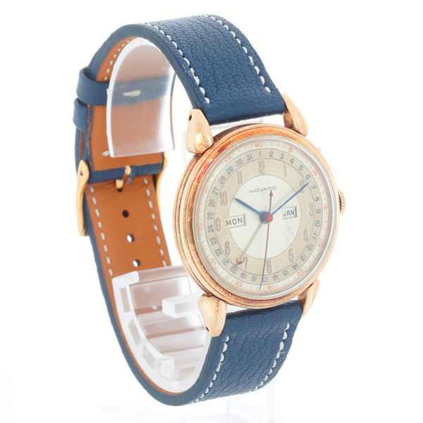 Vintage Movado  Day-Date-Month Men's Manual Winding Watch