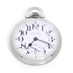 Hamilton Stainless Steel Railway Special Pocket Watch