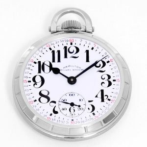Hamilton Stainless Steel Railway Special Pocket Watch