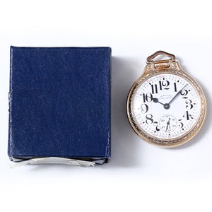 Hamilton 10k Gold-Filled 992-B  Pocket Watch