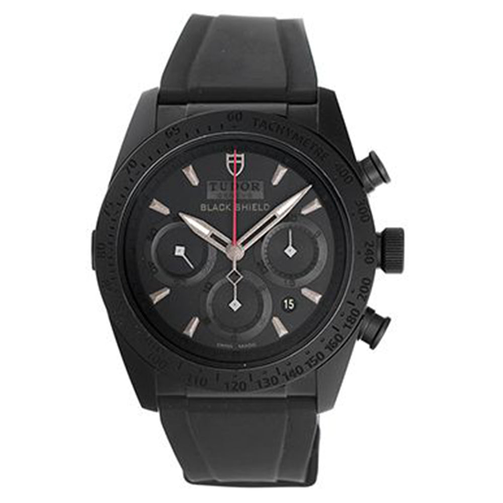 Tudor Blackshield Men's Ceramic Men's Black Watch 42000CN