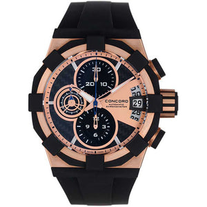 Concord C1 Sport Chronograph 18k Rose Gold Men's Automatic Watch 0320012