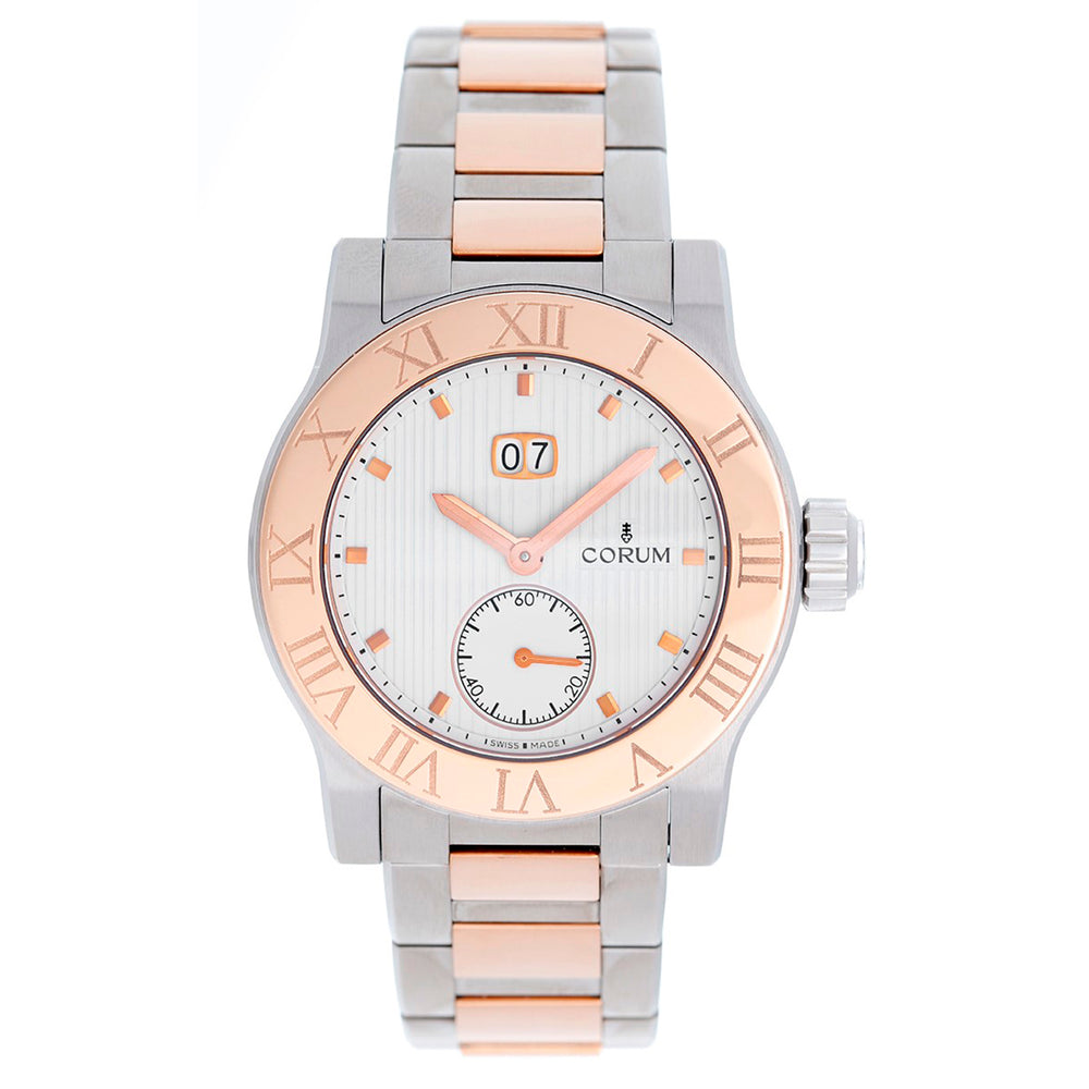 Corum Romvlvs Large Date Rose Gold & Stainless Men's Automatic Watch 812.515.24/V810