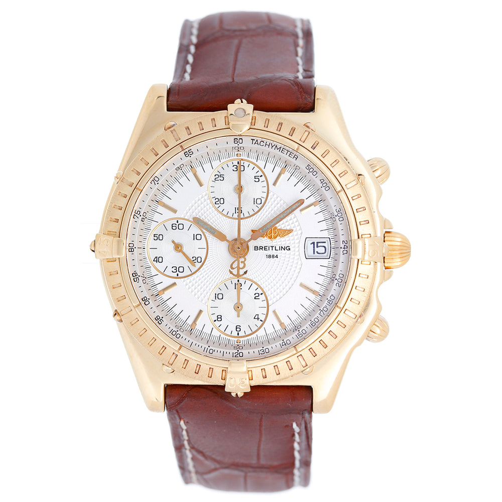 Breitling Chronomat Men's 18k Yellow Gold Chronograph Watch K13050.1