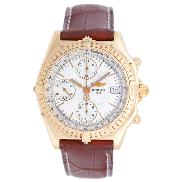 Breitling Chronomat Men's 18k Yellow Gold Chronograph Watch K13050.1