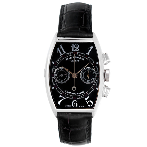 Franck Muller Chronograph 18k White Gold Men's Watch 5850 CC