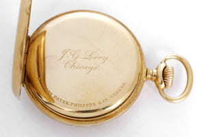 Vintage Patek Philippe 18k Yellow Gold Men's Pocket Watch